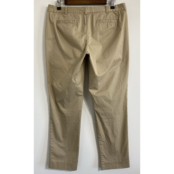 Michael Kors Pants Women's 8 Khaki Beige Twill Chino Career Uniform Work - Picture 2 of 11